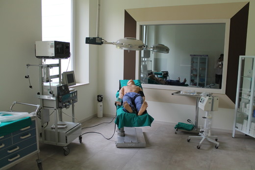 La sala operatoria di pratica